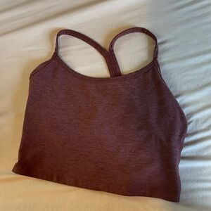 Beyond Yoga Mauve Racerback Tank Top L